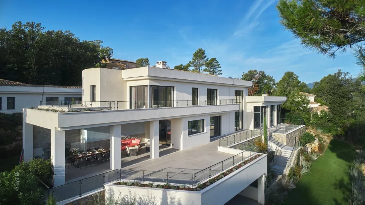 Villa contemporánea en las colinas de Tourrettes, foto 5