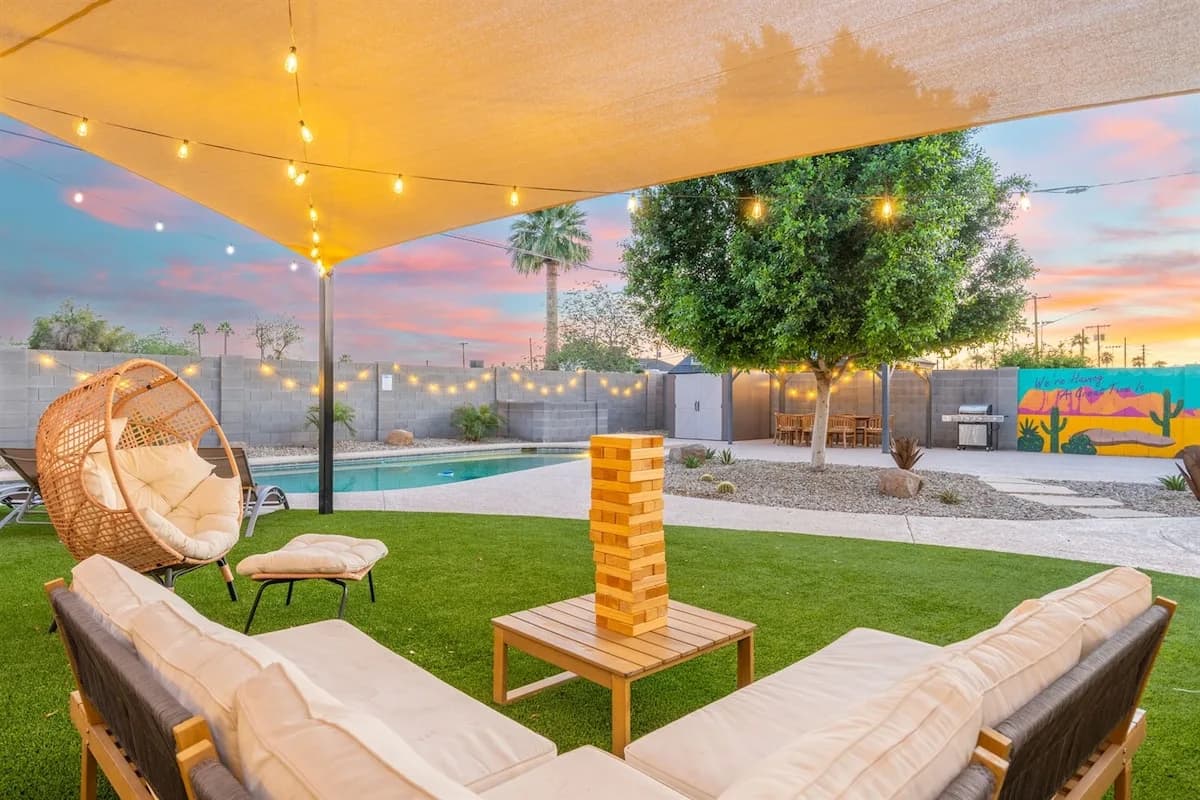 5BR, Piscine Chauffée, BBQ et Patio Couvert - DT Phx, photo 4