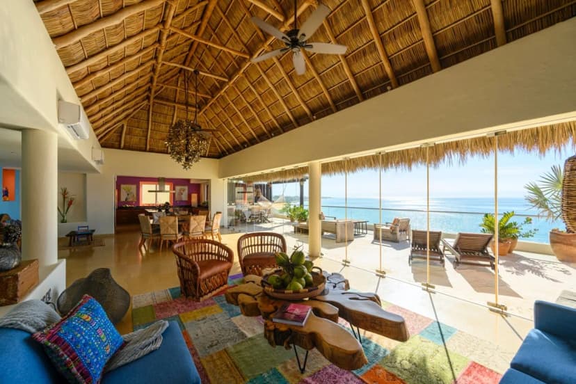 Ocean View Beachfront Penthouse in Punta Mita