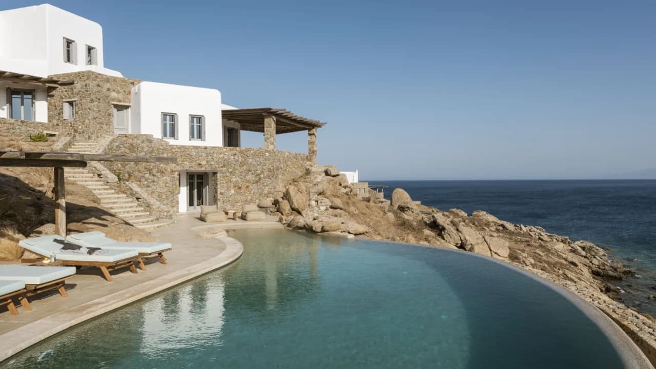 Minimalistischer Luxus an der Küste von Mykonos, Foto 5