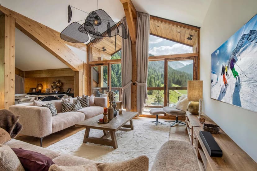 Luxury Penthouse Celeste  with Panoramic Views and Parking in Courchevel 1650 