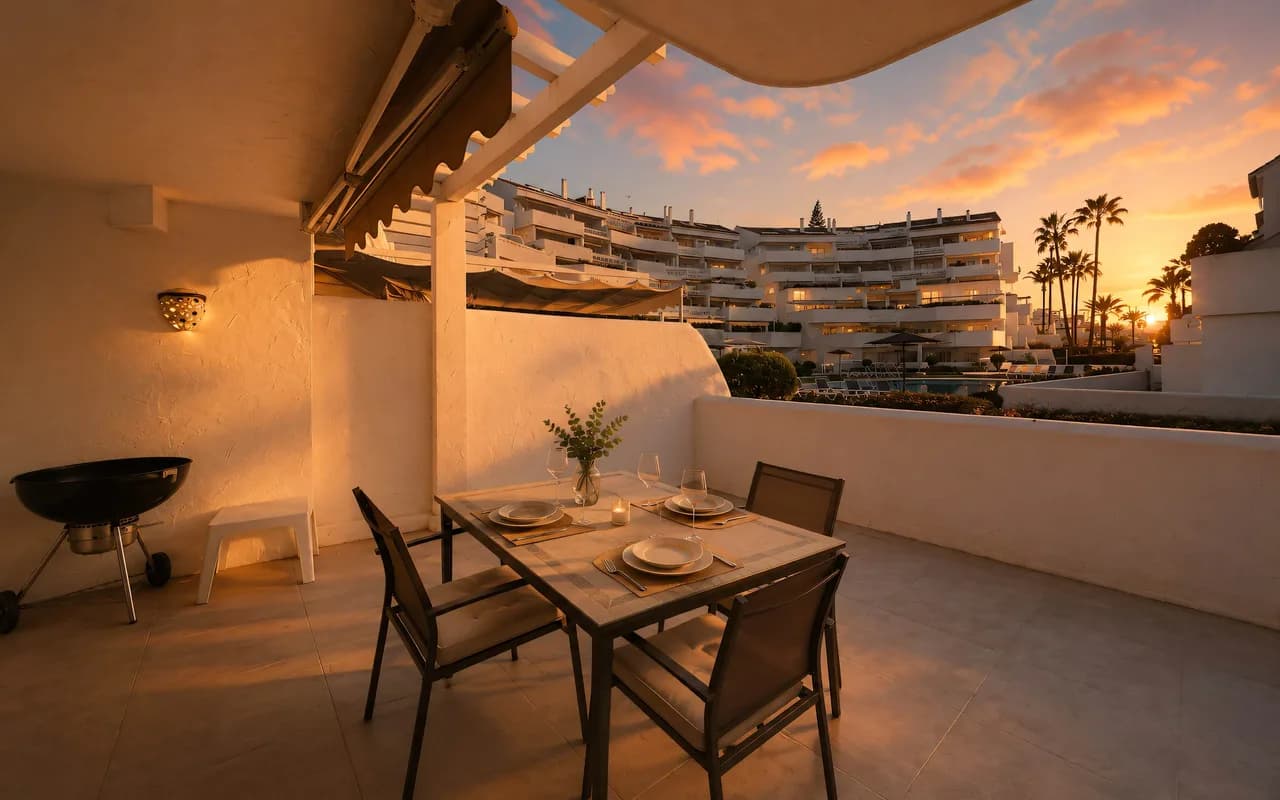 Pool Terrace Apartment in Puerto Banus, Costa del Sol, Spain photo 3