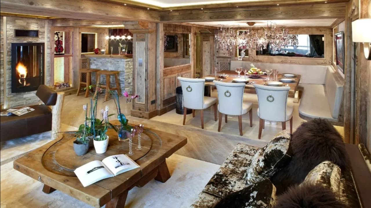 Chalet de Esquí Exclusivo en Courchevel con Acceso a Spa