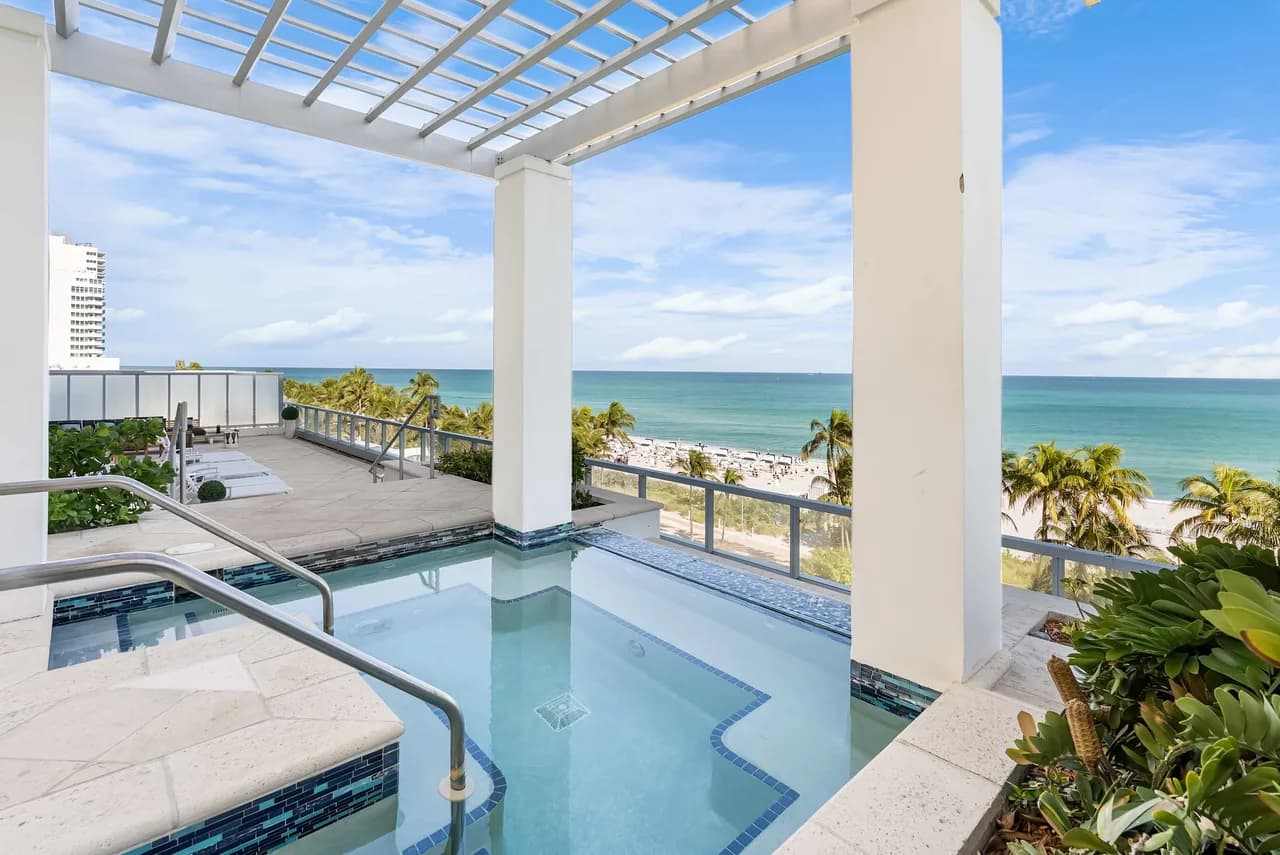 Penthouse con Vista al Mar en Miami Beach