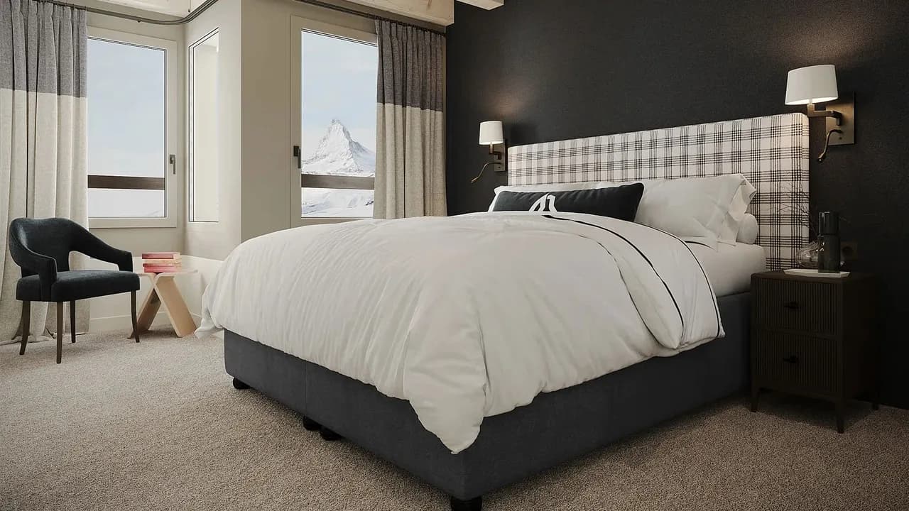 Neues modernes Design-Stadthaus in Zermatt, Foto 3