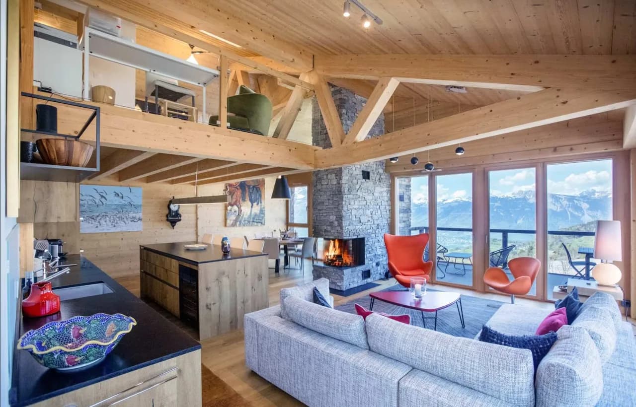 Luxuriöses Duplex in den Alpen mit Bergblick, Foto 2