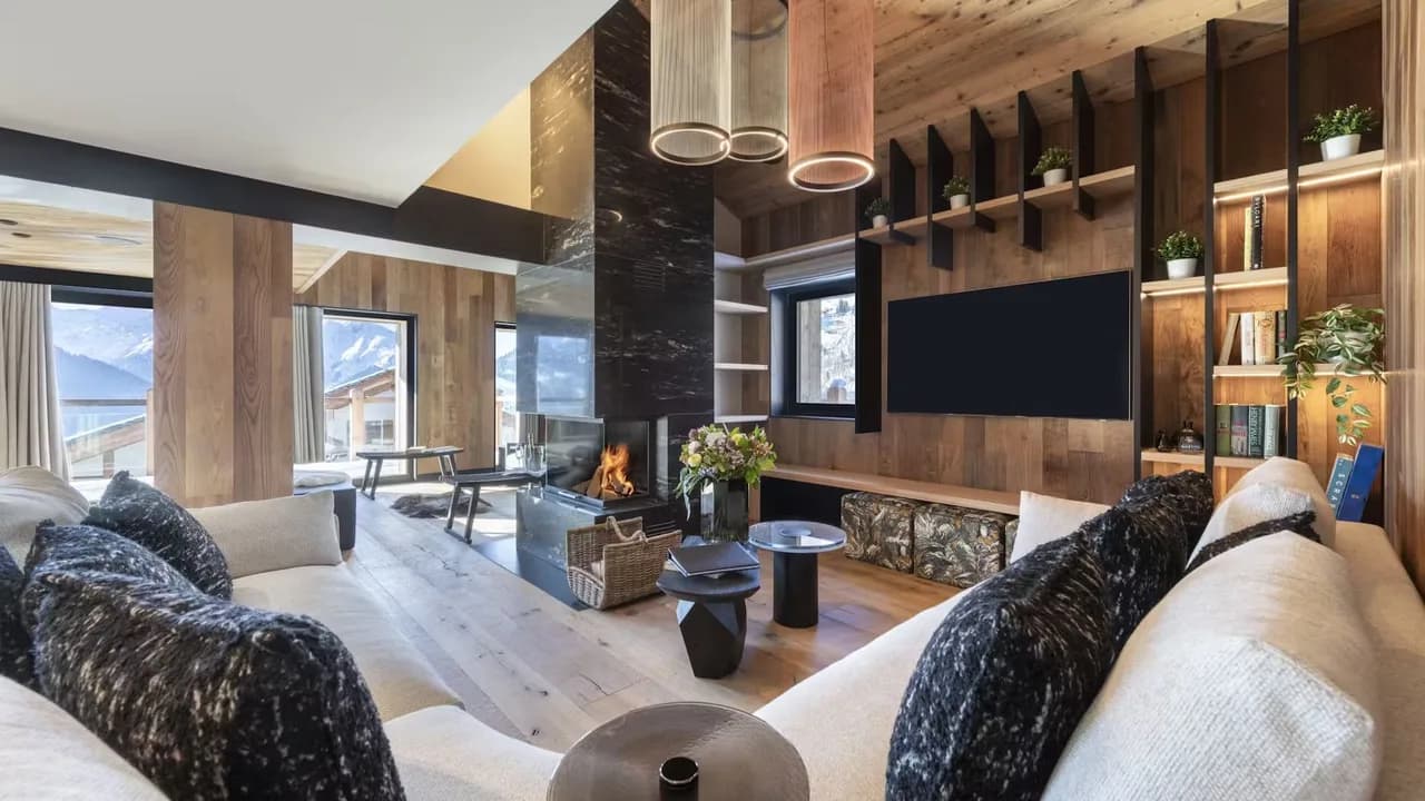 Chalet de Ski Avec Bain à Remous et Vues sur la Vallée, photo 2
