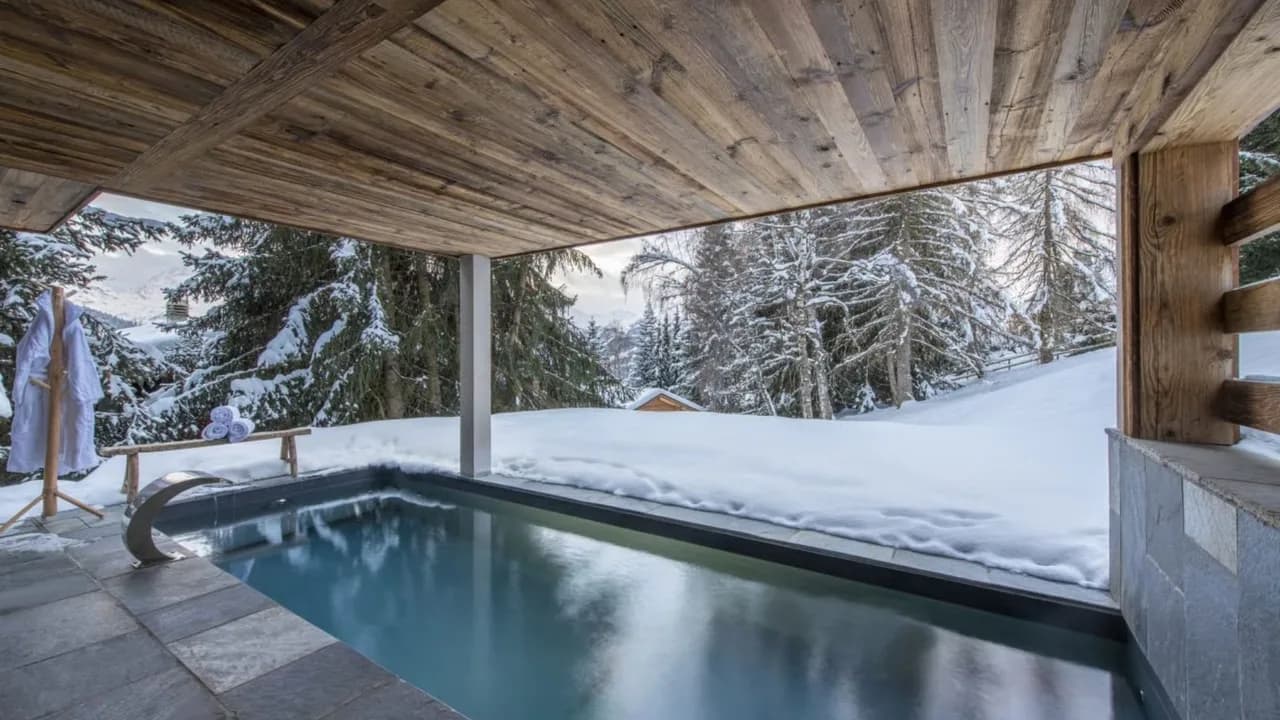Chalet Montagnard Confortable Avec Piscine Chauffée, photo 4