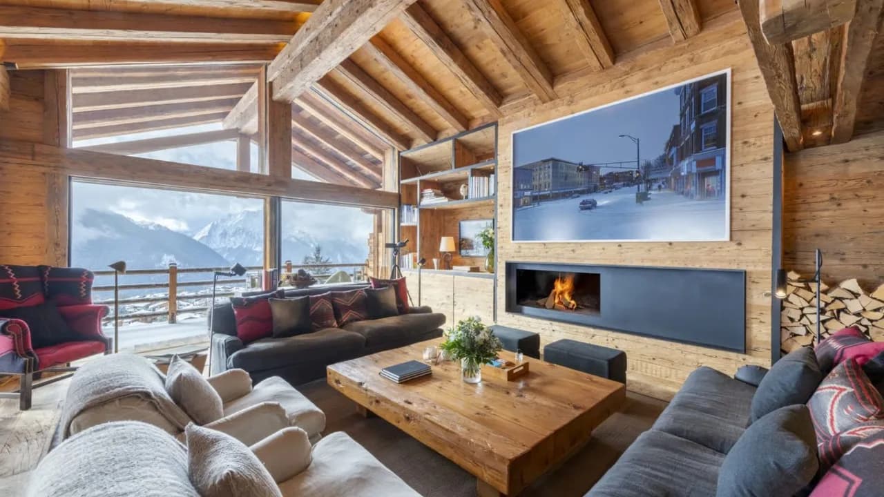 Verbier Luxus-Penthouse mit Wellnessbereich