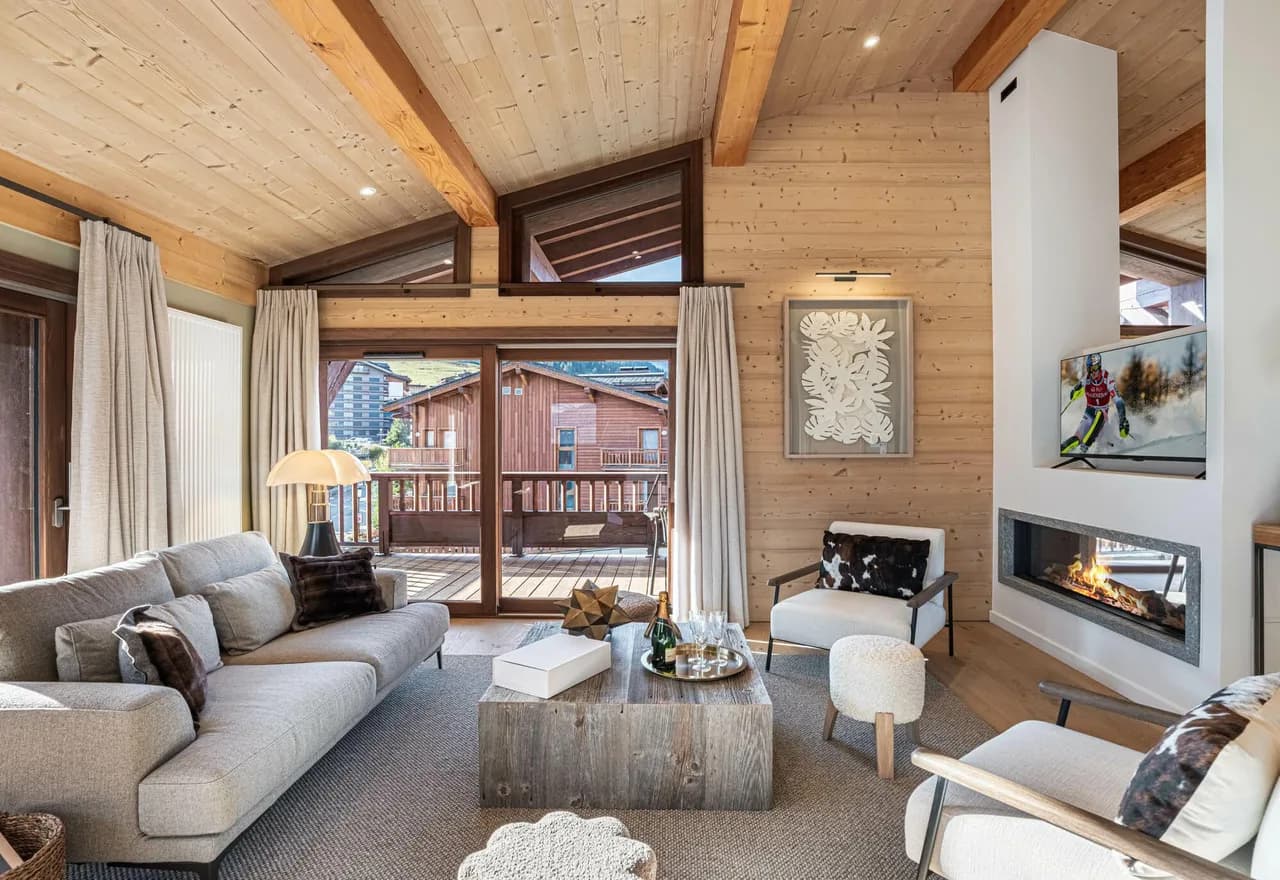 Chalet Moderno en Courchevel con Vistas a la Terraza, foto 2