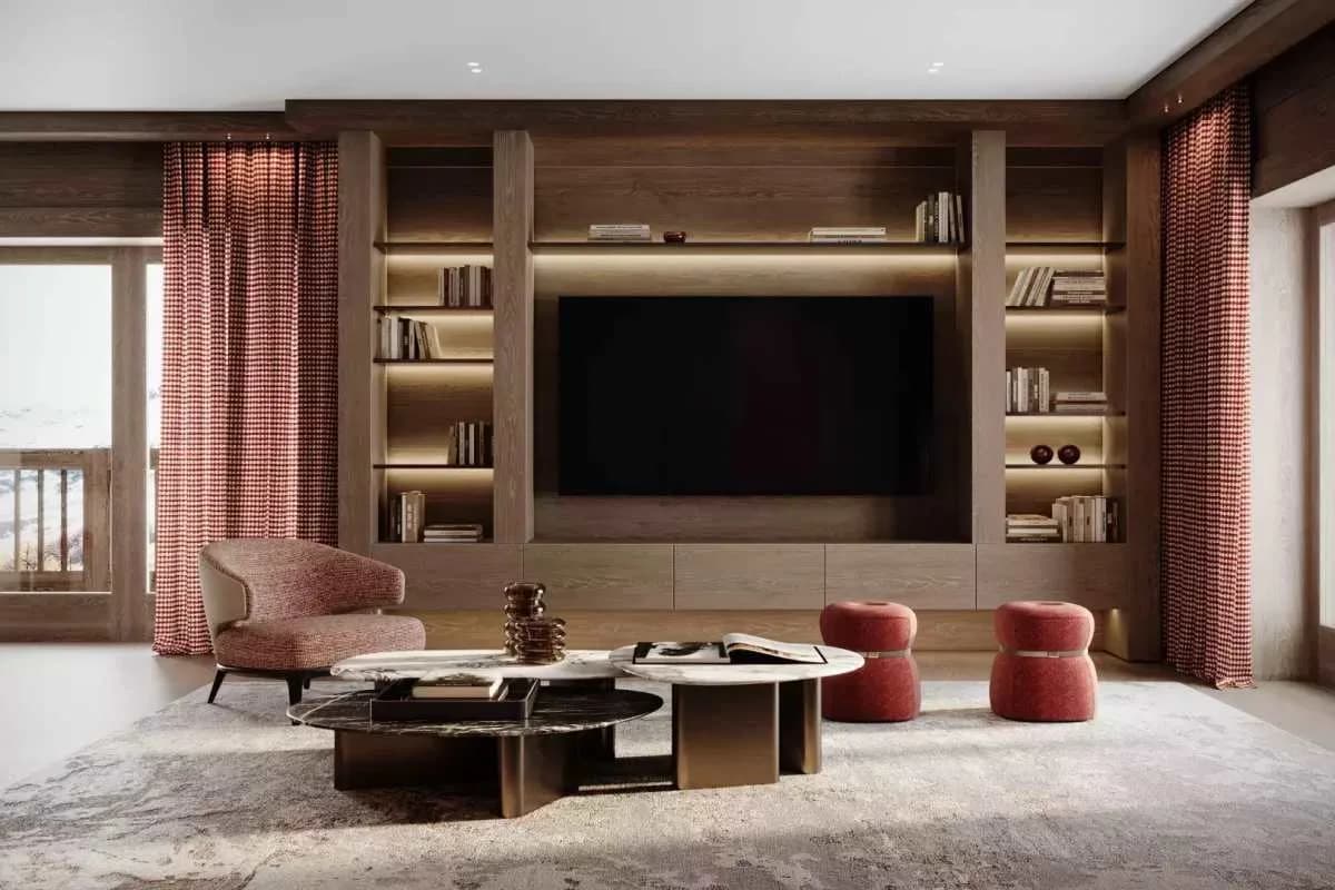 Zeitgenössisches Ski-Apartment mit malerischem Blick, Foto 4