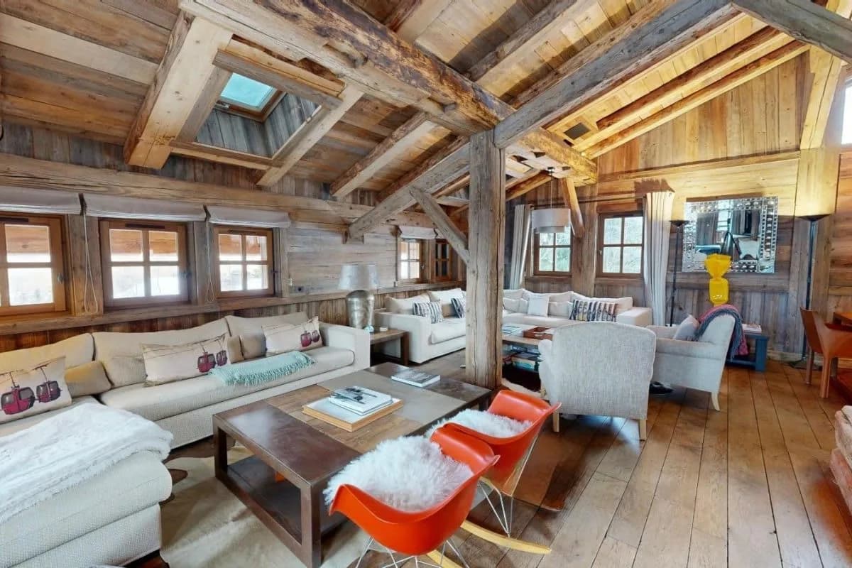 Traditionelles Holz-Chalet in Megève, Foto 2