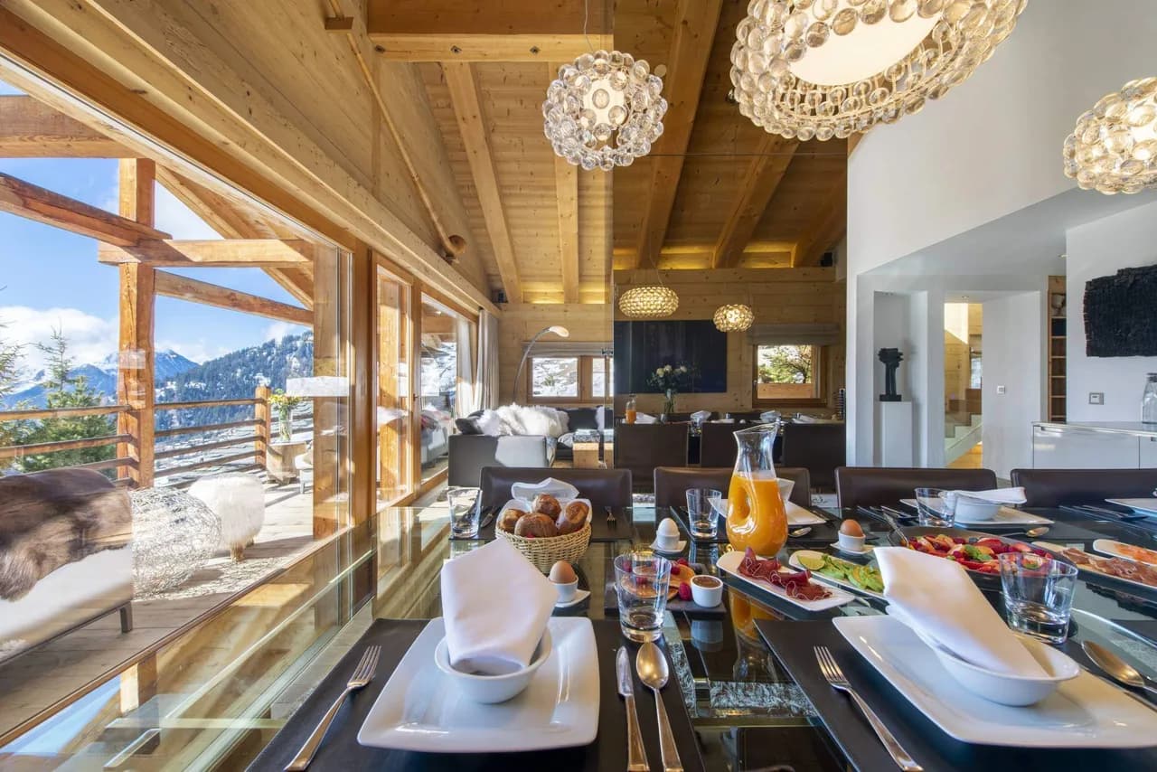 Retraite de Luxe à Verbier Avec Spa et Salle de Sport, photo 4