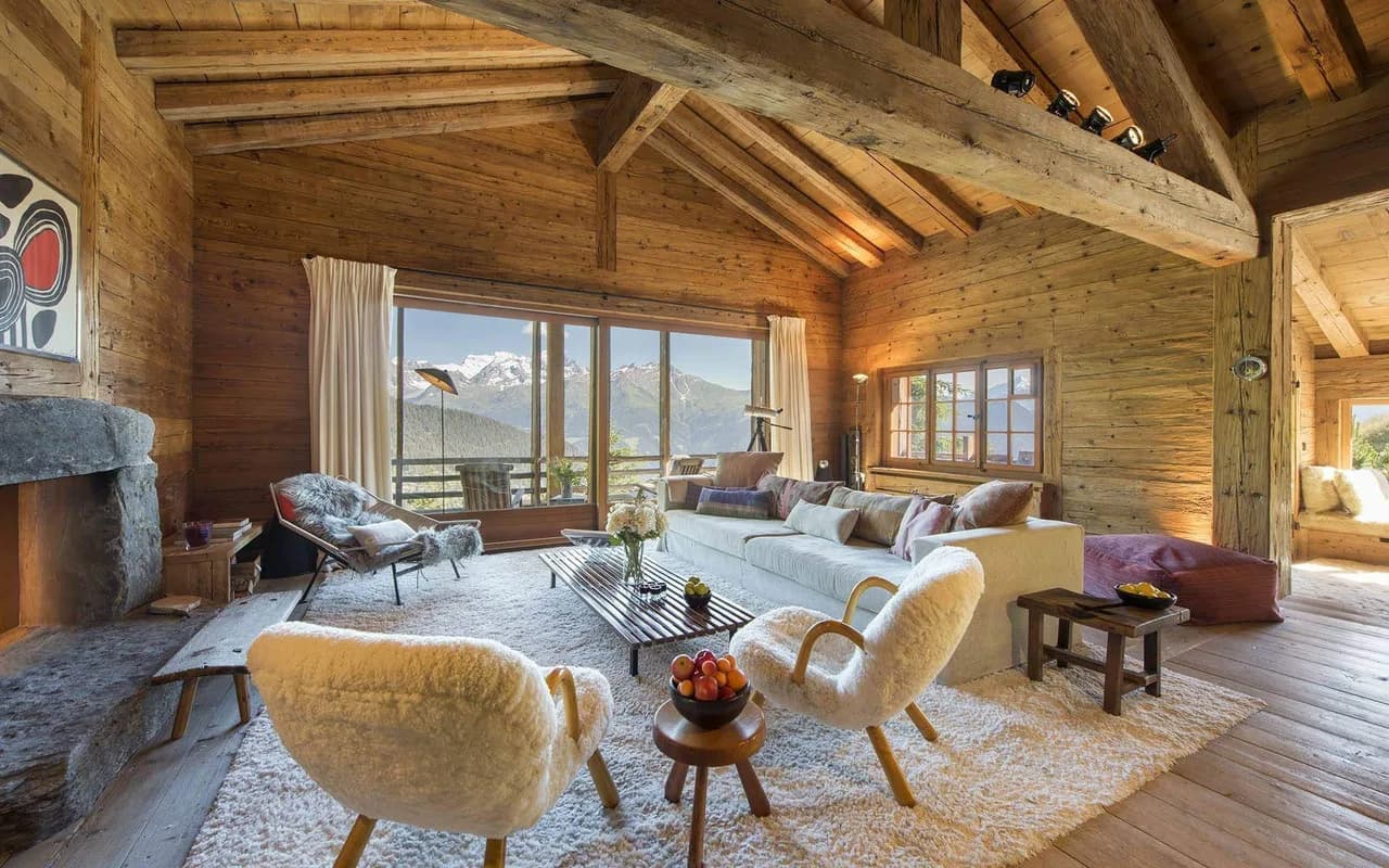 Chalet alpin serein avec vues sur les montagnes, photo 2
