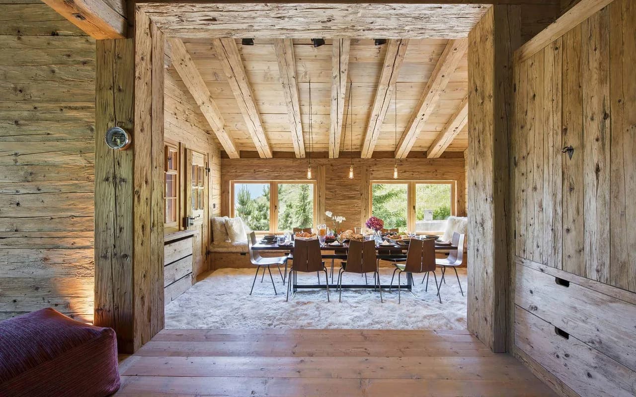 Chalet alpin serein avec vues sur les montagnes, photo 5