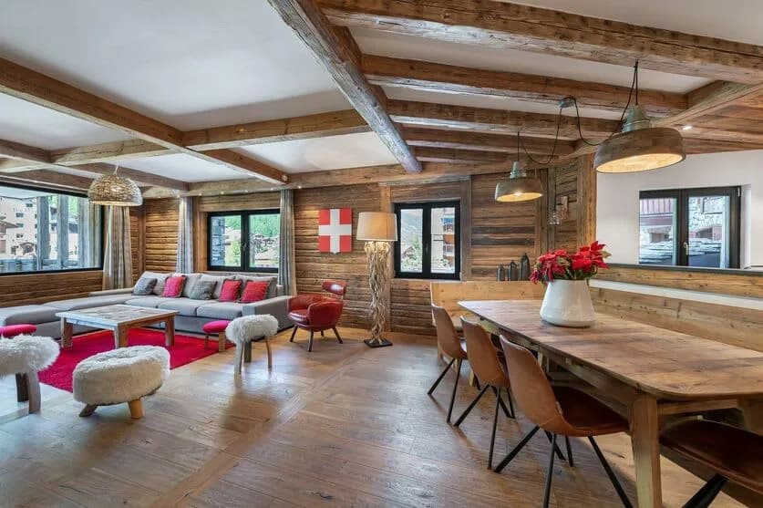 Savoyard Stil Apartment im Resort Zentrum, Foto 4