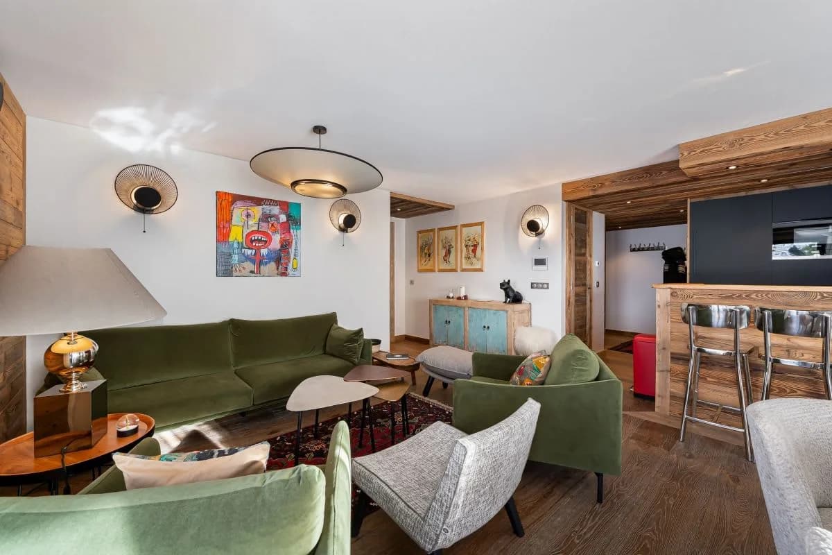 Bergblick-Alpenapartment mit Kamin, Foto 5