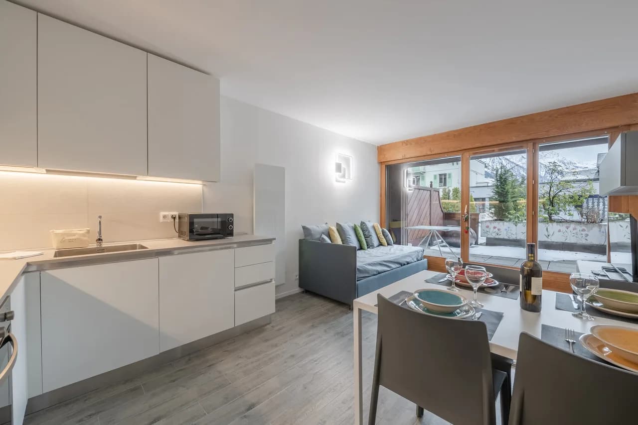 Modernes Chamonix-Apartment mit Bergblick, Foto 5