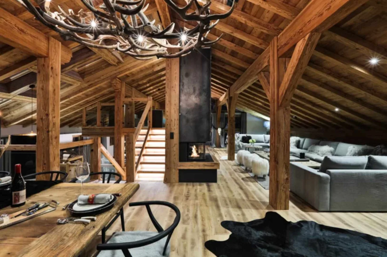 Grand Chalet Alpin Avec Vue sur le Mont Blanc, photo 2