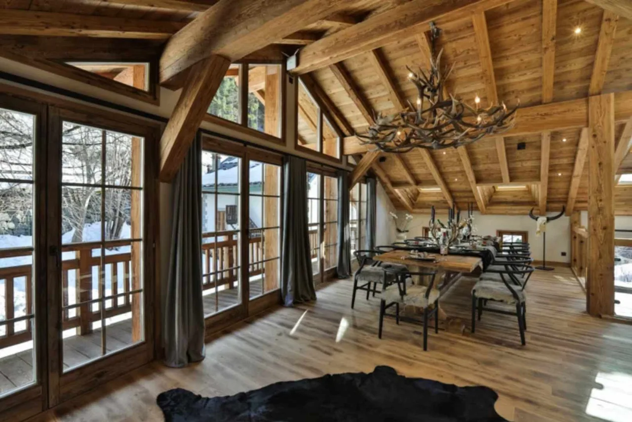 Grand Chalet Alpin Avec Vue sur le Mont Blanc, photo 3