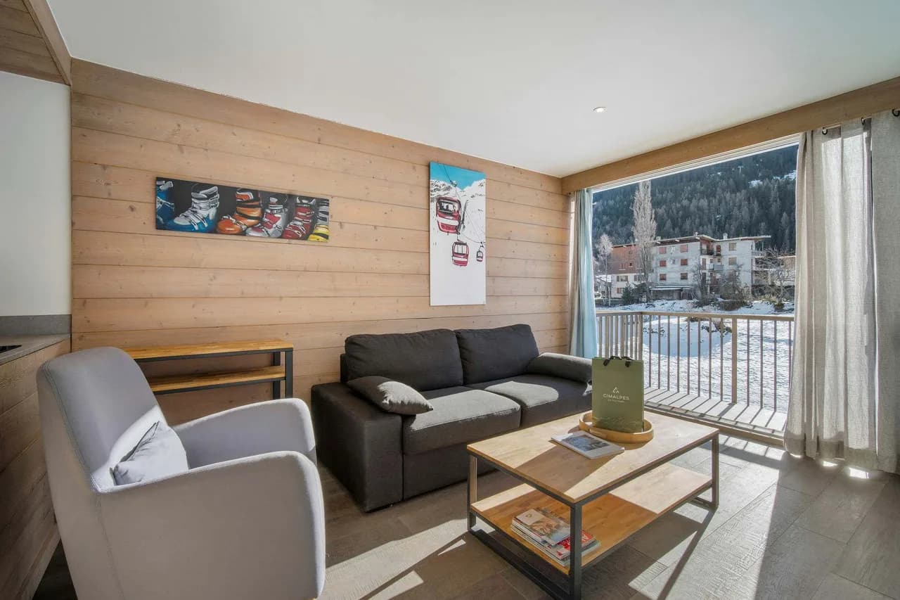 Helles Ski-Apartment in Courchevel 1300, Foto 3