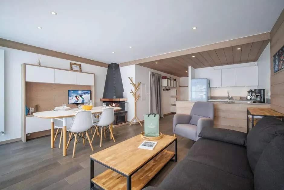 Helles Ski-Apartment in Courchevel 1300, Foto 4