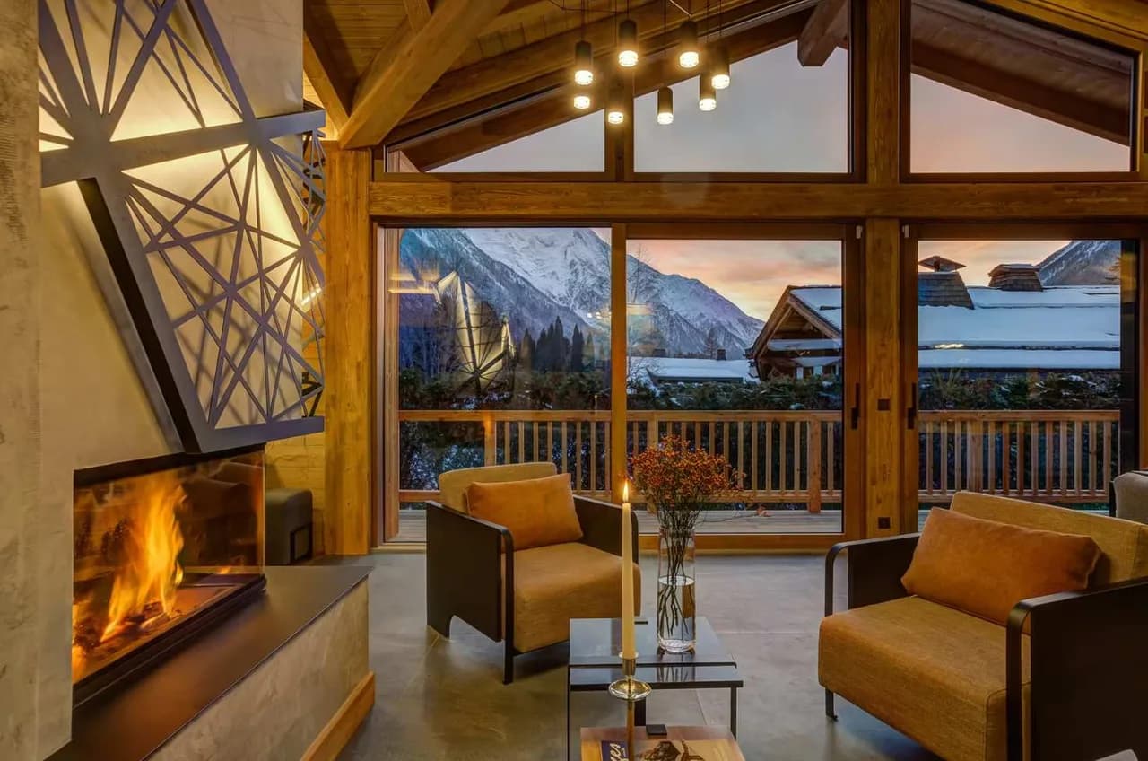 Chalet Contemporain Avec Panorama Montagnard Double, photo 2