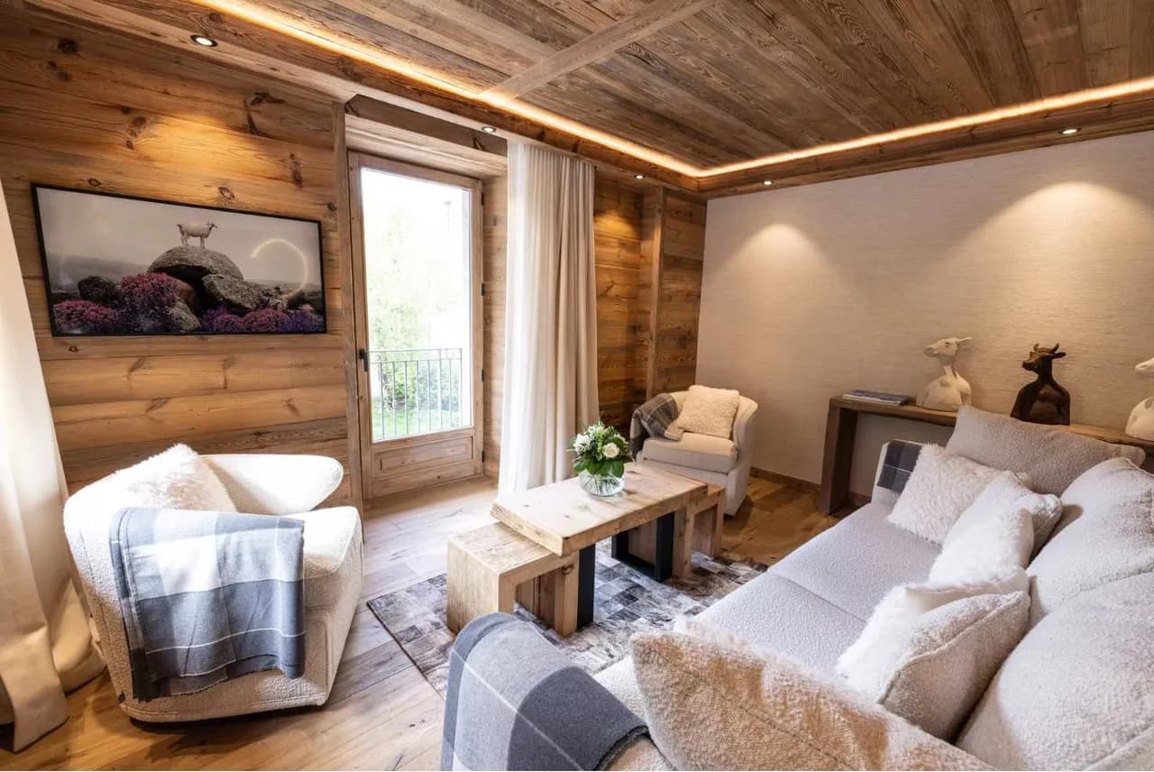 Modernes Alpenapartment mit Mont-Blanc-Blick, Foto 3