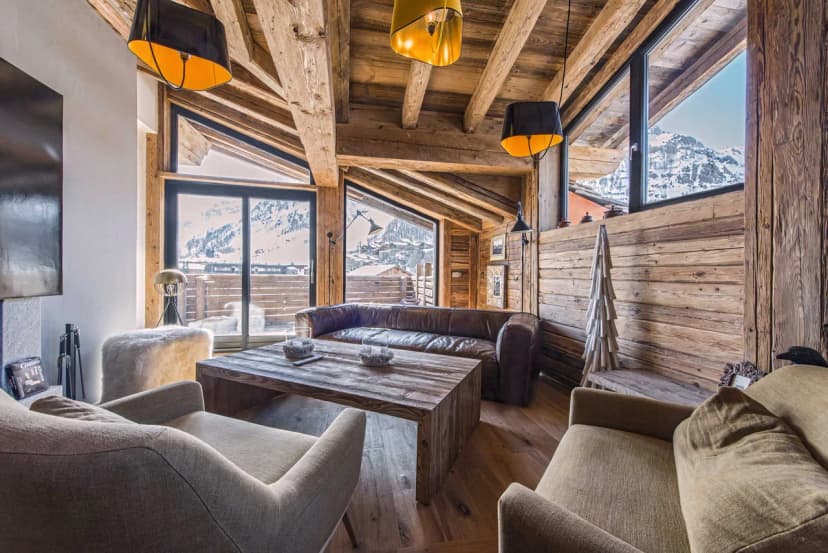 Authentic Alpine Penthouse With Elegant Interiors