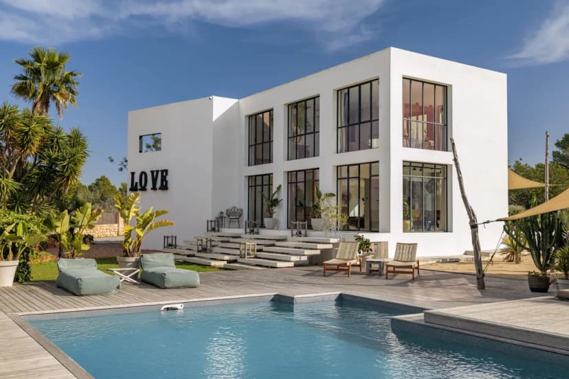 Light Filled Ibiza Retreat With Pool