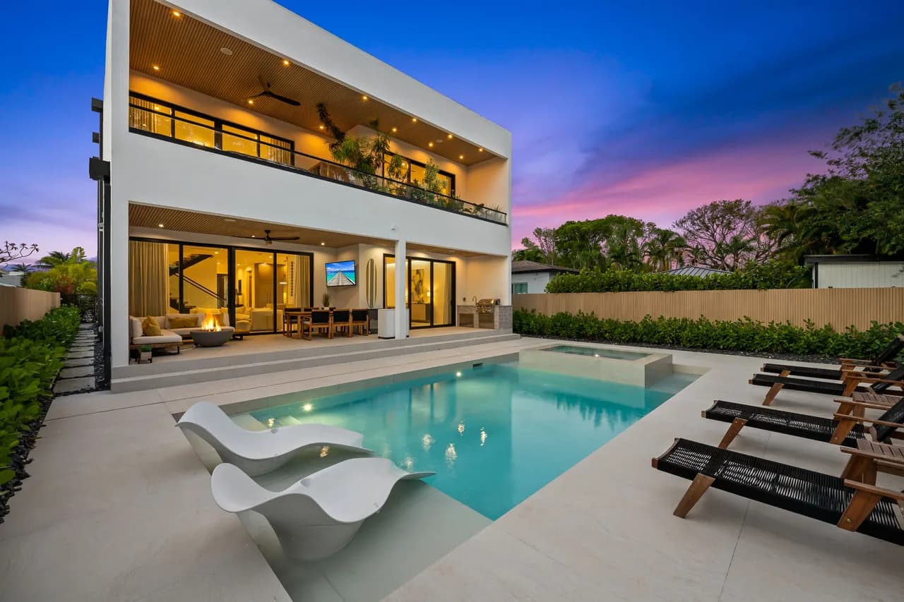 Villa de cinq chambres en bord de mer à Fort Lauderdale