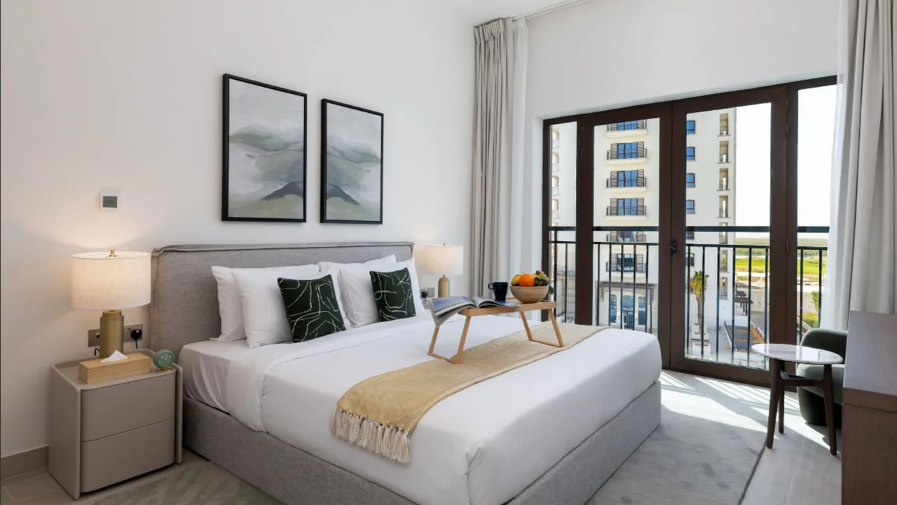 Helle Yas Island Kanalblick Wohnung, Foto 2