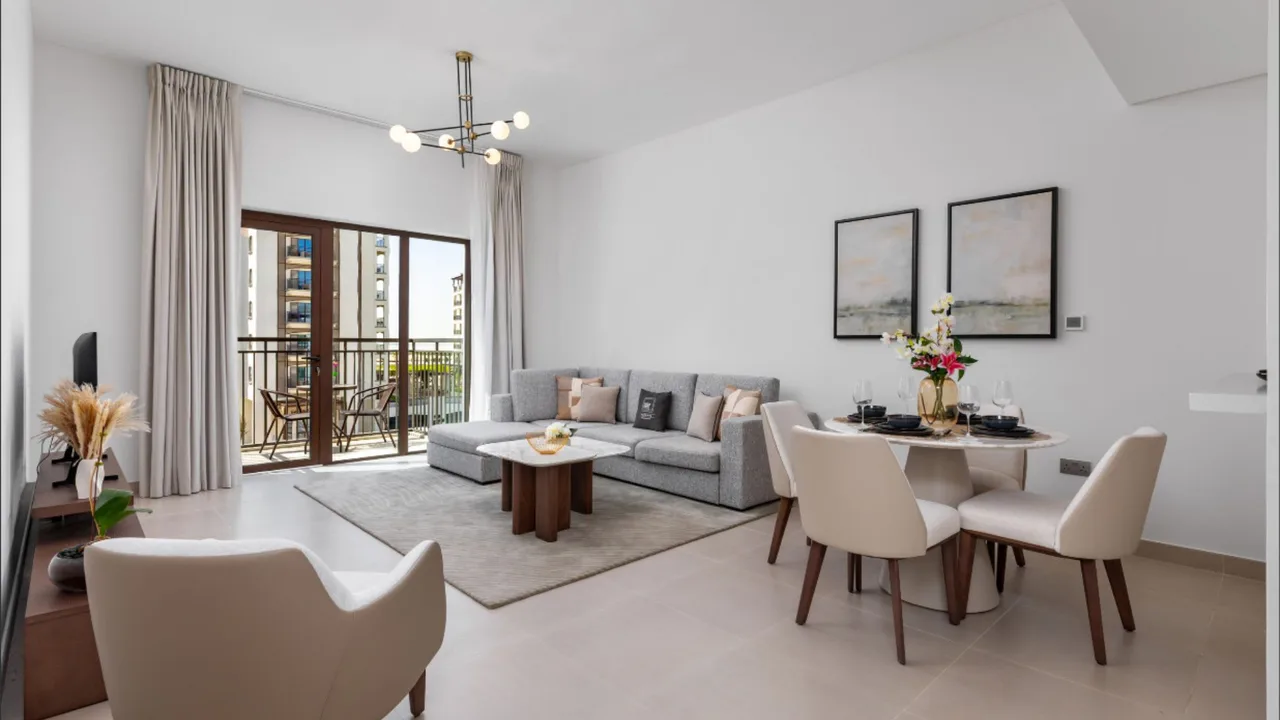 Helle Yas Island Kanalblick Wohnung, Foto 4