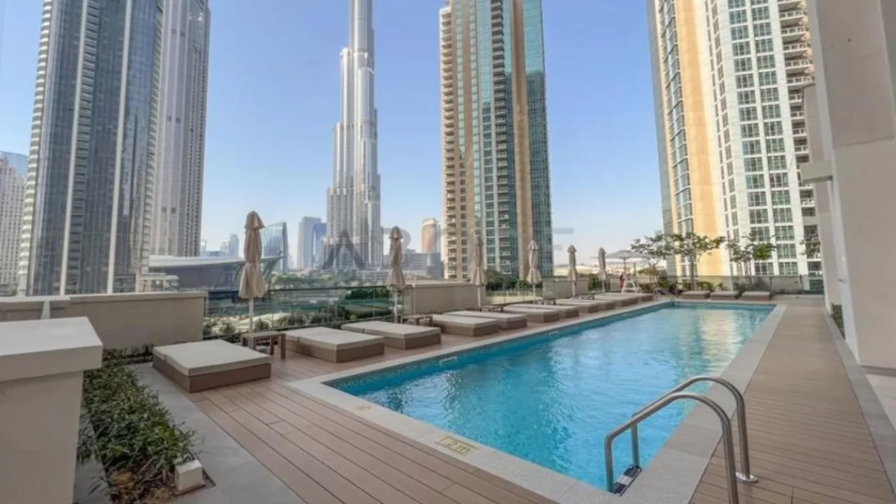 Elegantes Apartment Mit Blick Auf Den Burj Khalifa, Foto 3