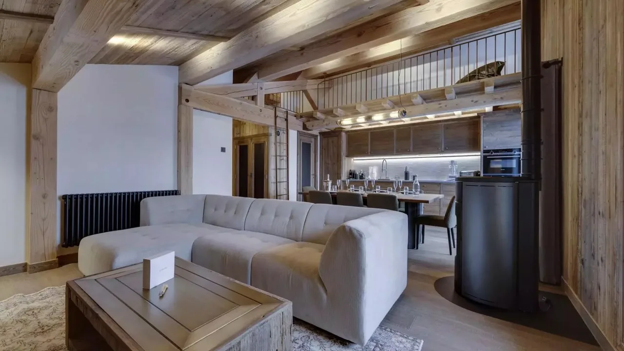 Moderno Apartamento de Esquí con Terraza Escénica