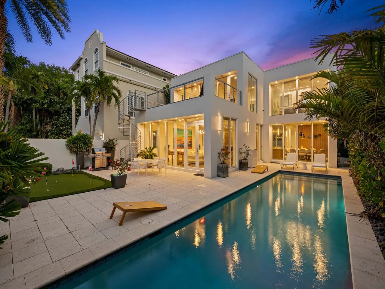 Villa Moderne du Milieu du Siècle à Fort Lauderdale, photo 2