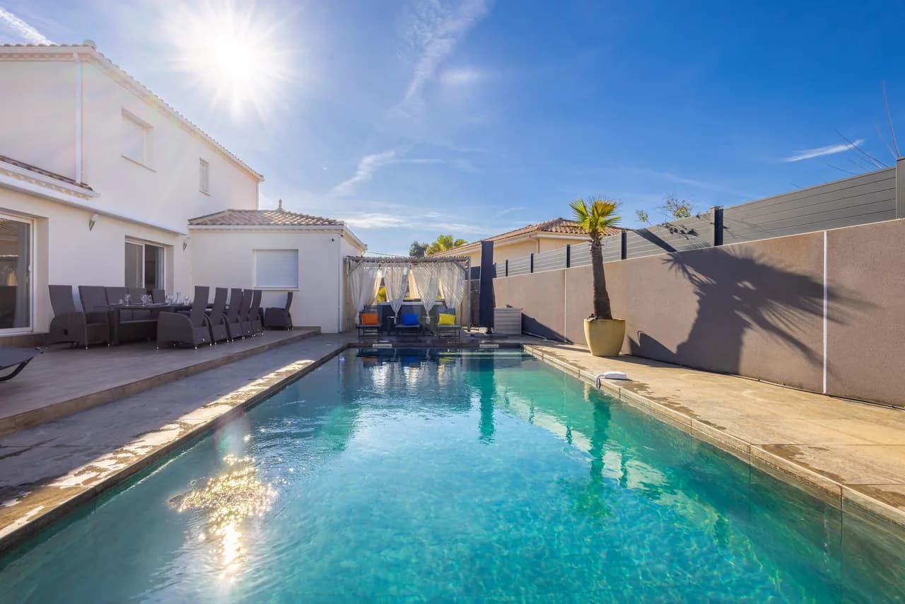 Heated Pool Family Villa in Valras-Plage, foto 4