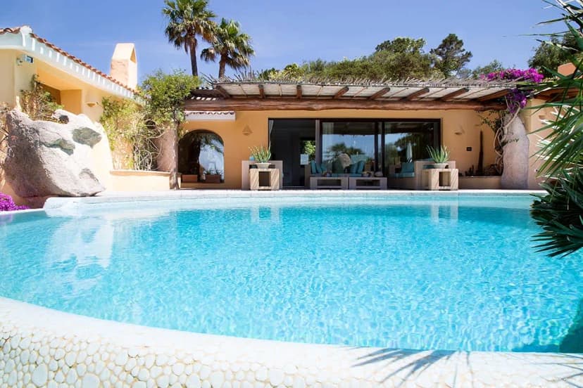 Beachfront Villa with Direct Sea Access & Gardens