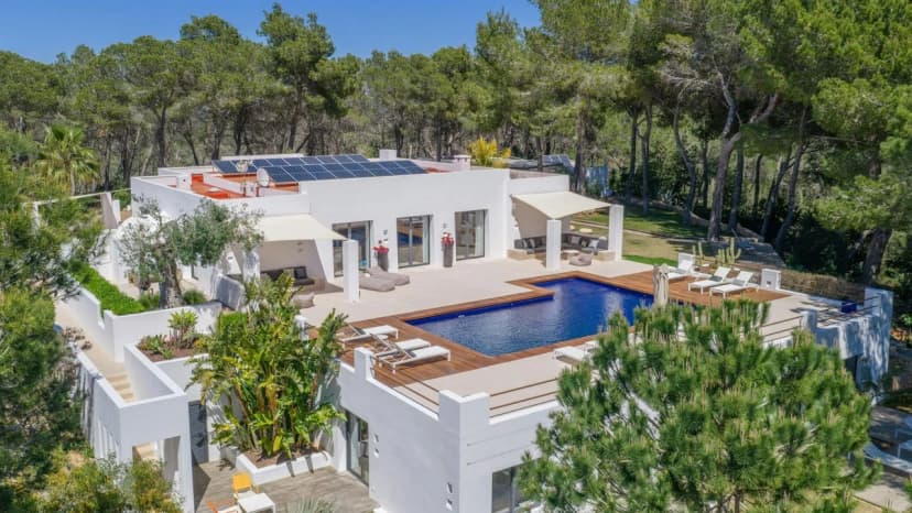 Sunset View Villa Above Ibiza Town