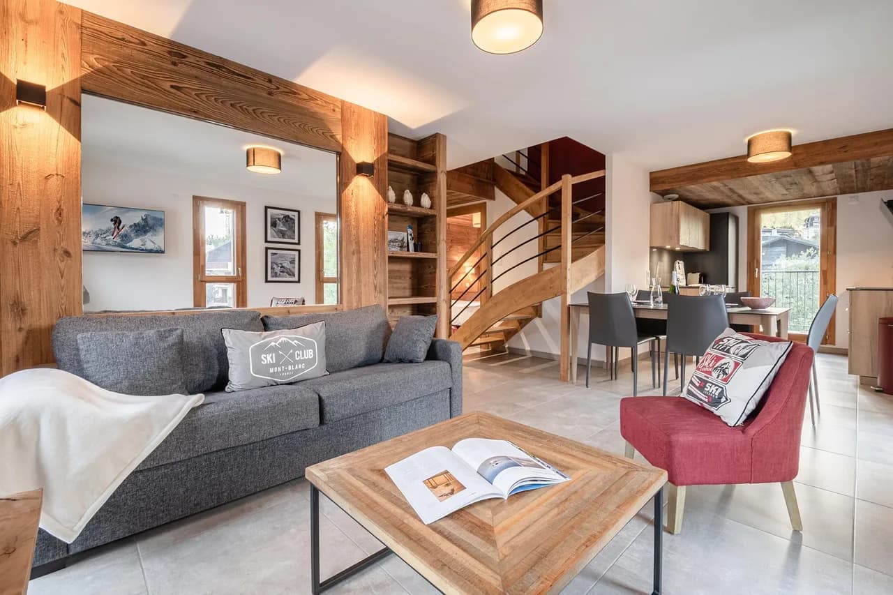 Duplex Confortable avec Balcon Vue sur Brévent, photo 2