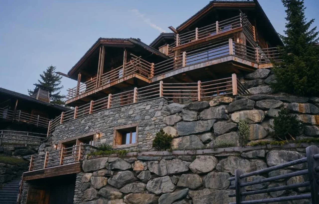 Luxuriöses Verbier Chalet Mit Bergblick