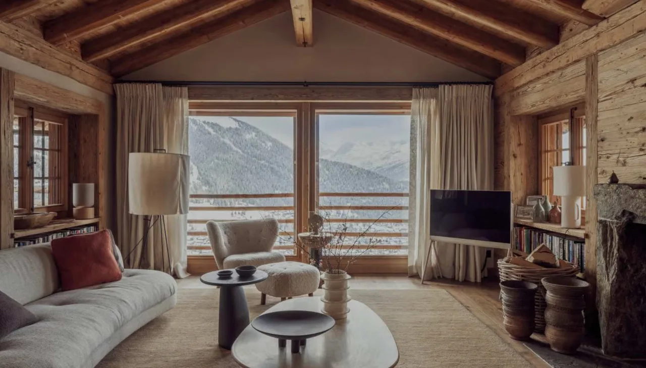 Luxuriöses Verbier Chalet Mit Bergblick, Foto 4