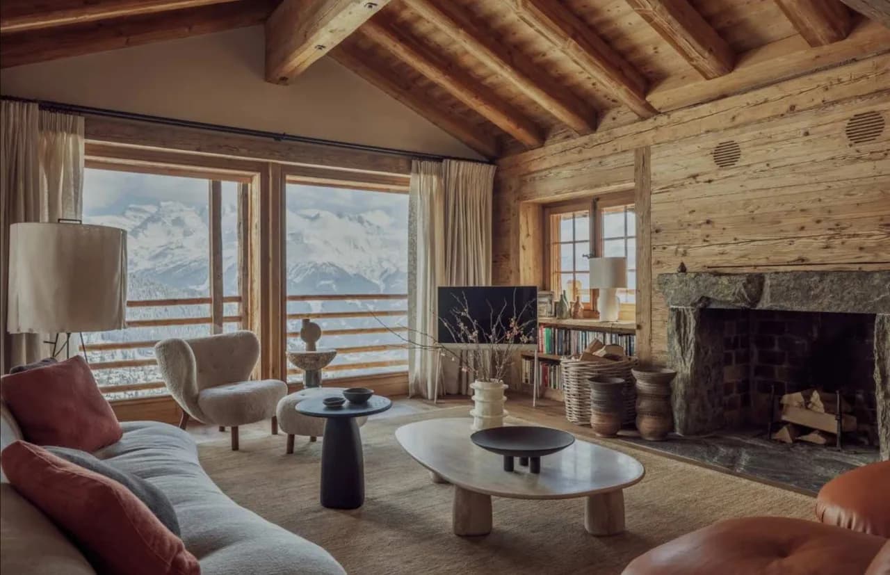 Luxuriöses Verbier Chalet Mit Bergblick, Foto 5