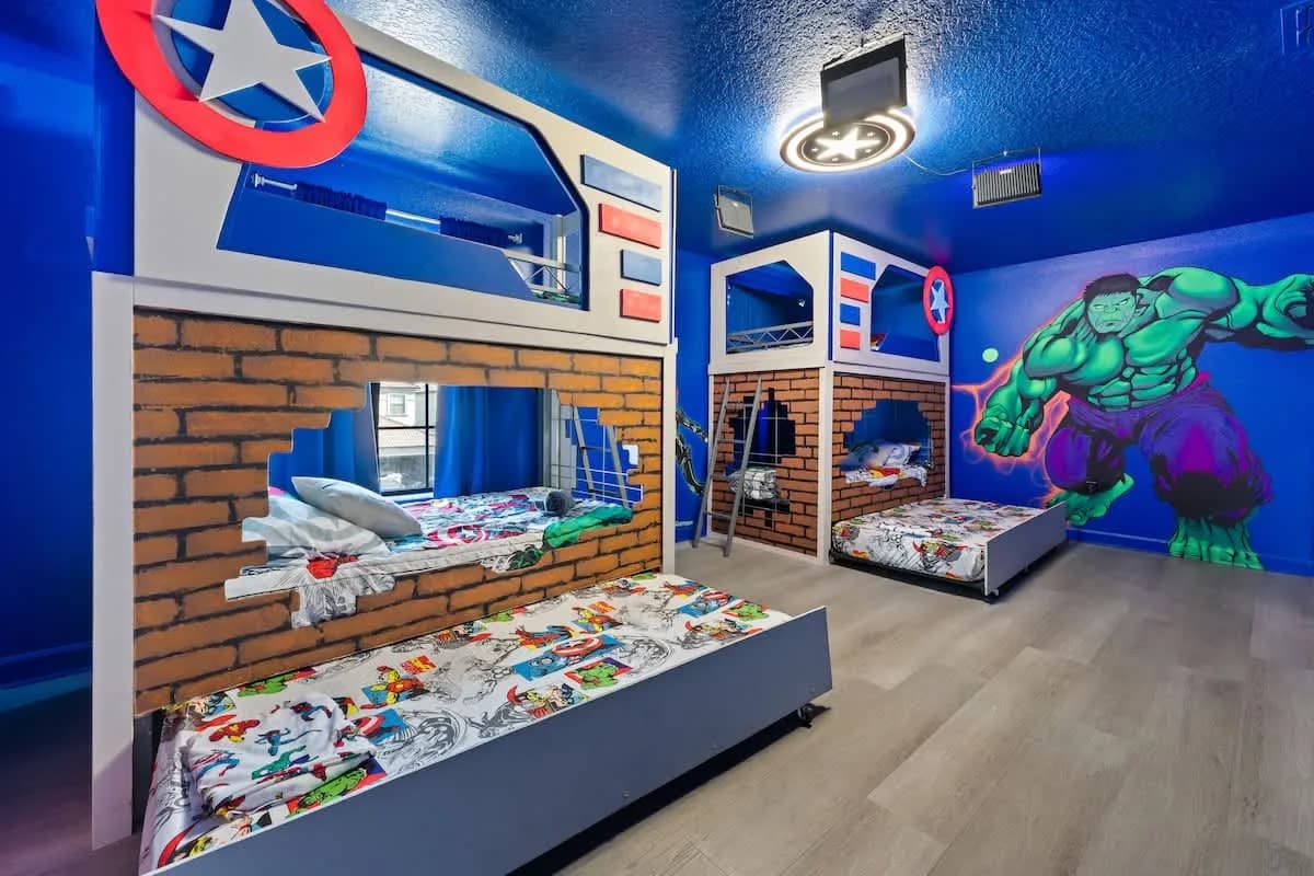 9BR Disney Getaway with Themed Rooms and Theater photo 3