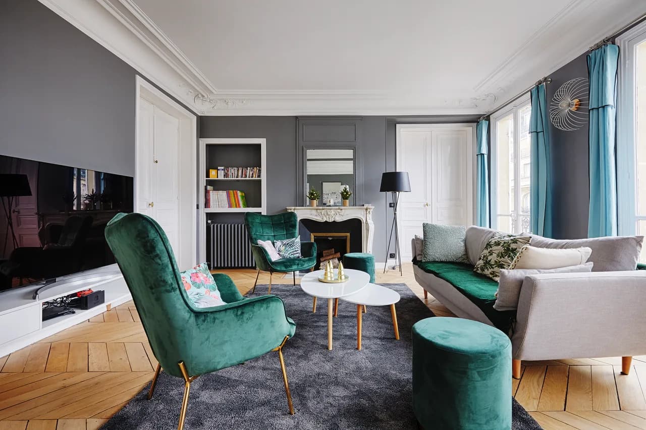 Elegante apartamento de cuatro habitaciones en París, foto 2