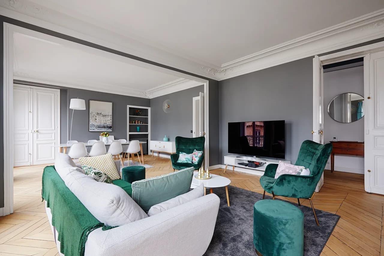 Elegante apartamento de cuatro habitaciones en París, foto 3