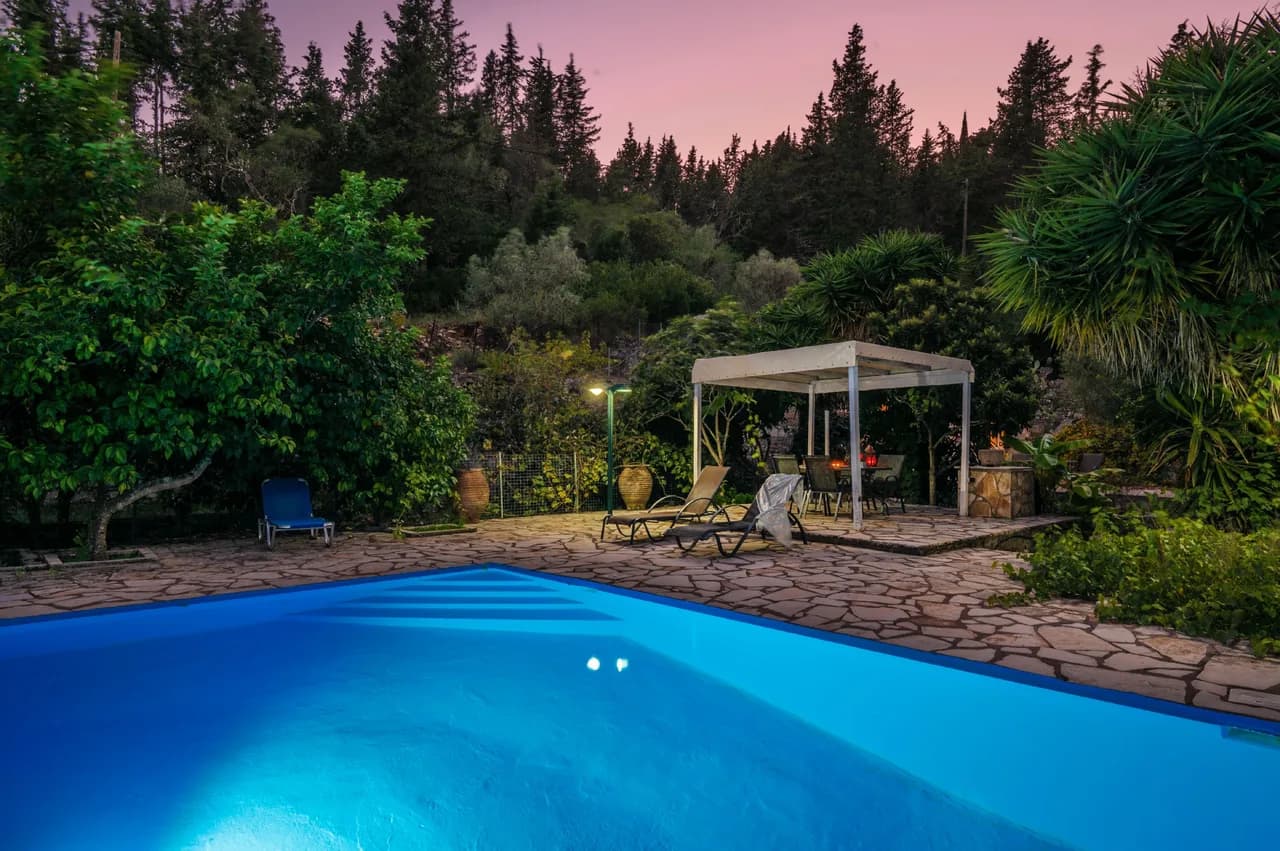 Private Garden Villa in Loggos, Paxos, Greece, Foto 5
