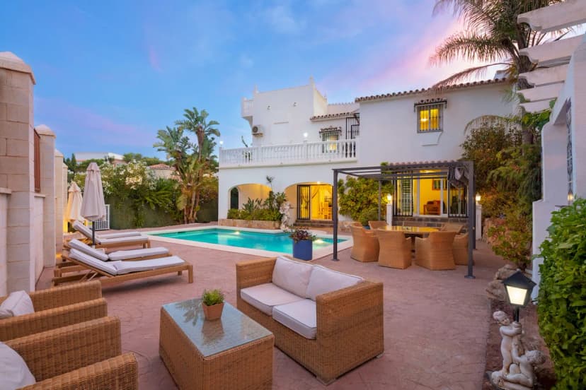 Spacious Family Villa near the Beach in Marbella
