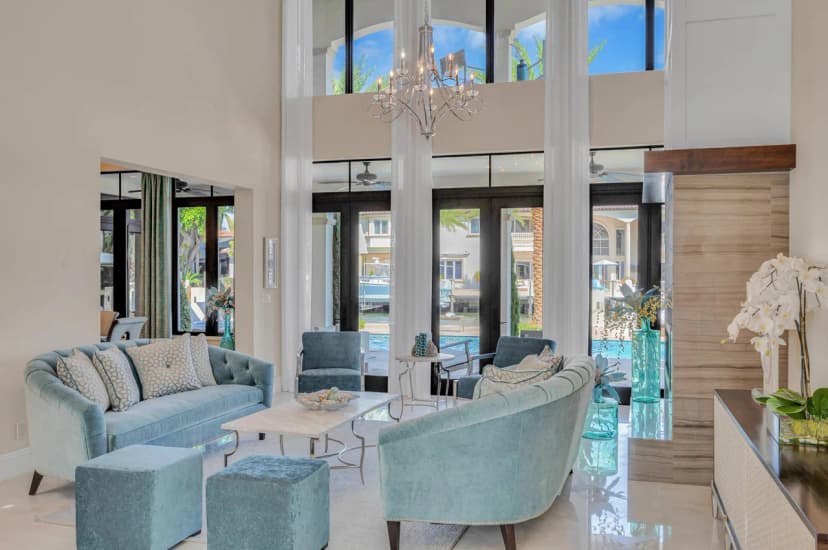 Waterfront Seven Bedroom Villa in Fort Lauderdale