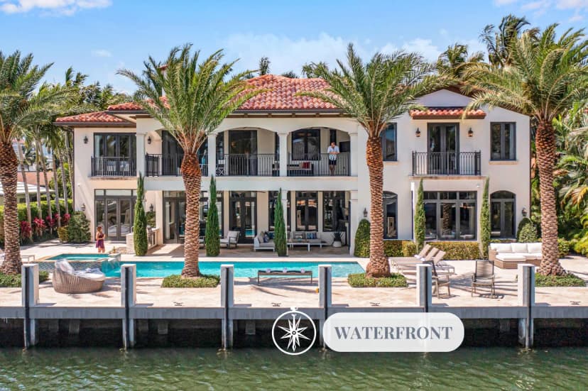 Waterfront Seven Bedroom Villa in Fort Lauderdale